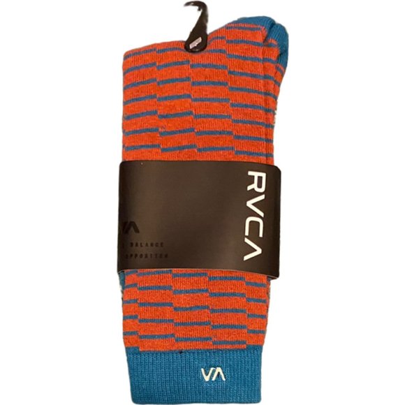 RVCA Other - RVCA Makeshift Dress Socks - Red/Blue